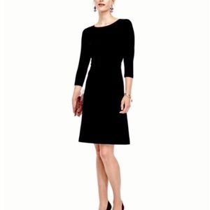 Ann Taylor Wool Blend 3/4 Sleeve Sheath Dress 4